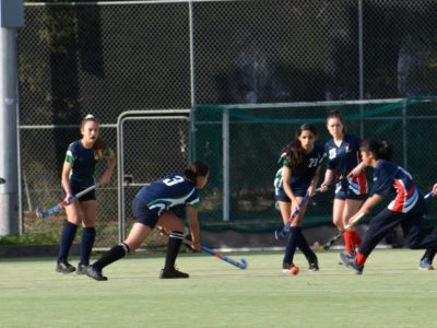 Junior Girls Hockey Action.10